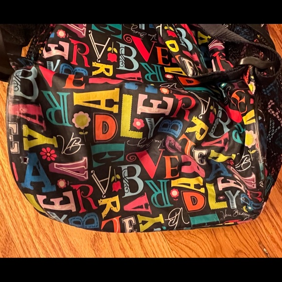 Vera Bradley Alphabet Backpack, Black